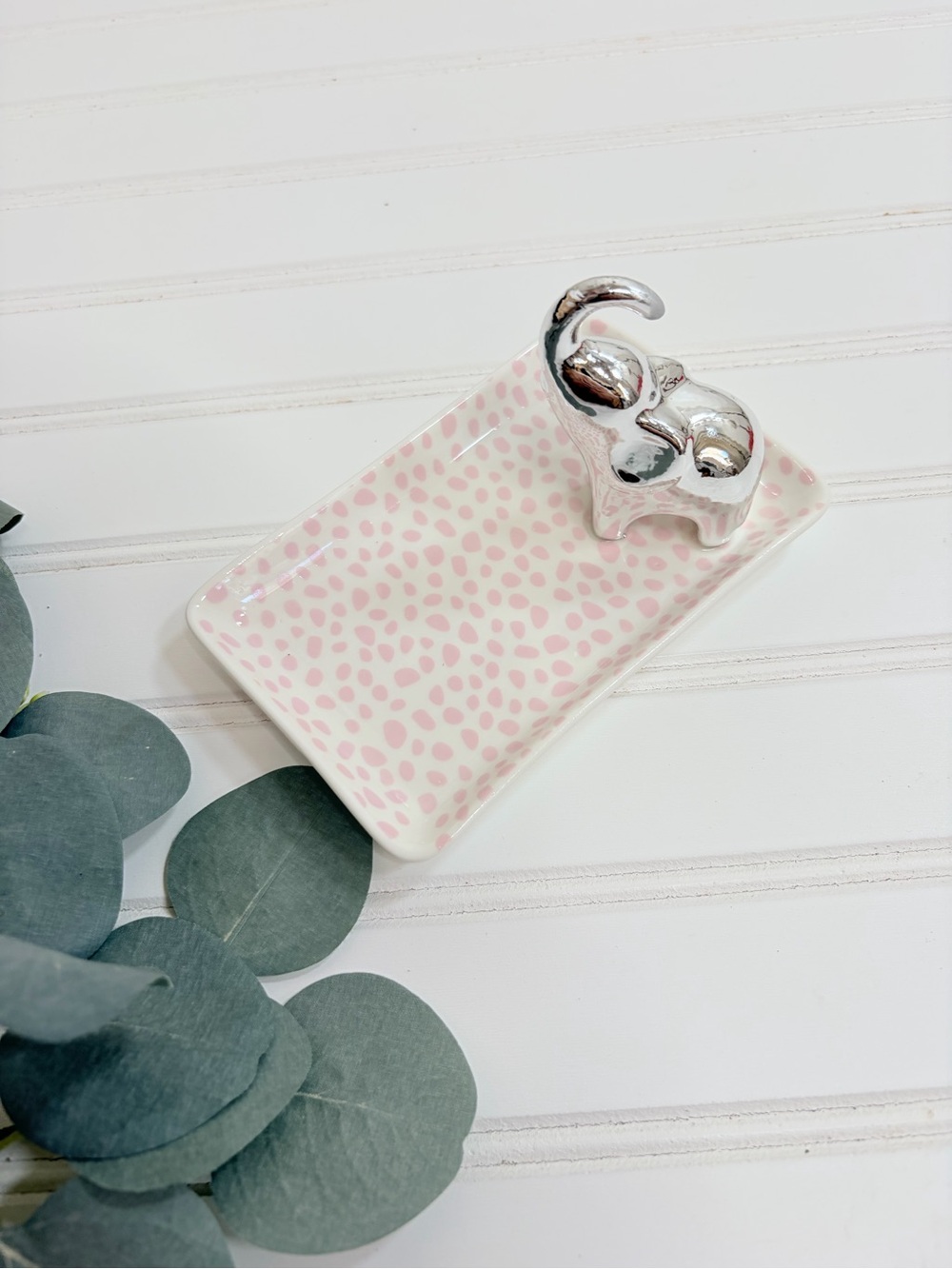 Kohl’s Elephant Polka Dot Trinket Jewelry Dish